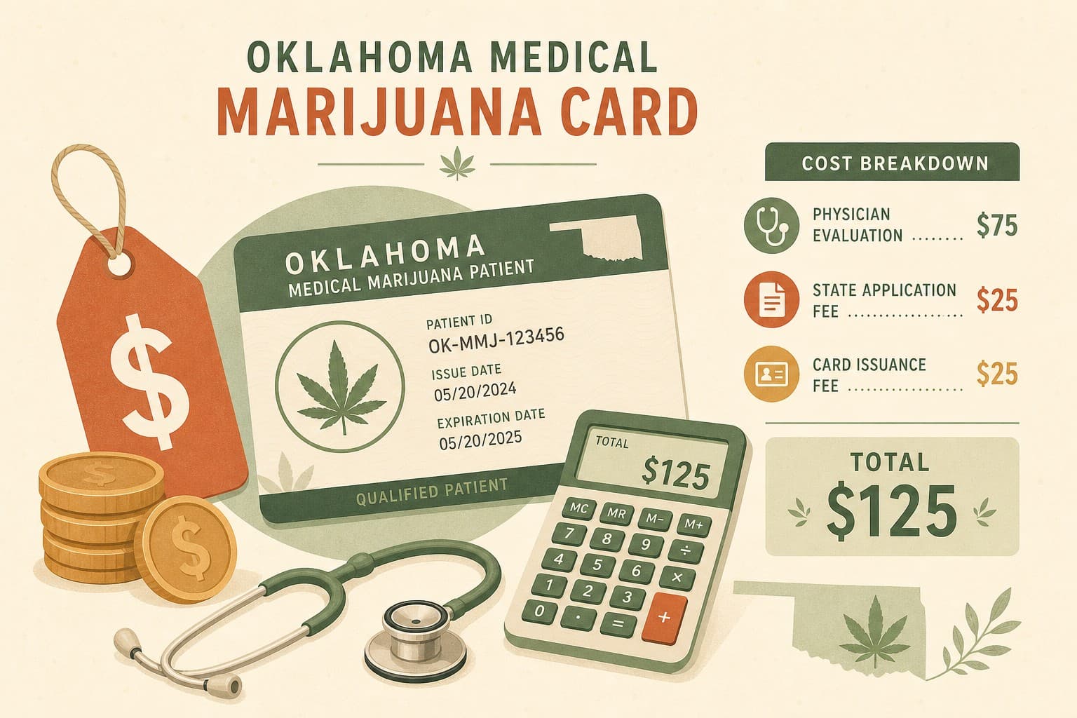 How Much Does an Oklahoma Medical Card Cost in 2026? Full Breakdown